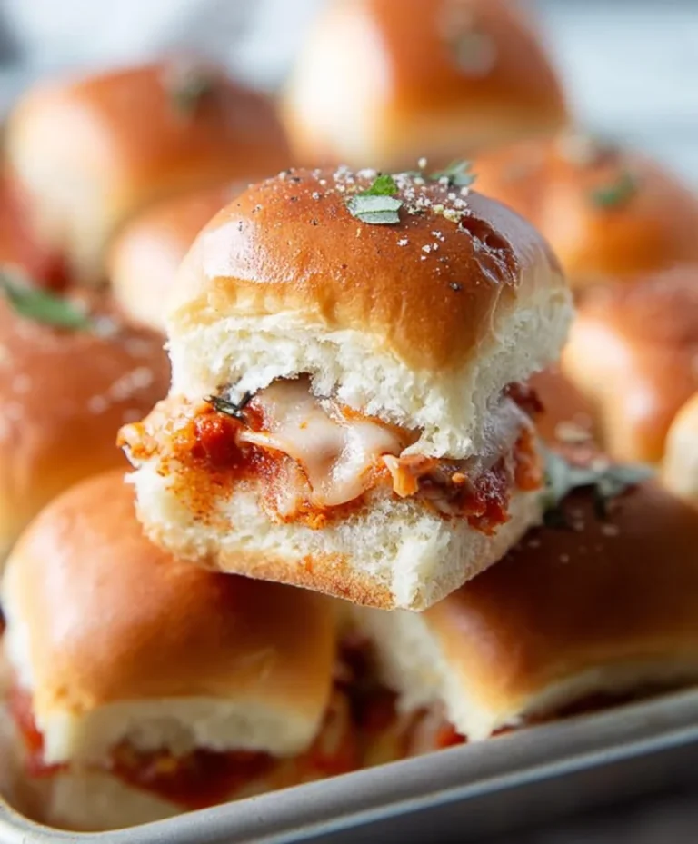 Easy Beef Pizza Sliders- Quick Appetizer Recipe