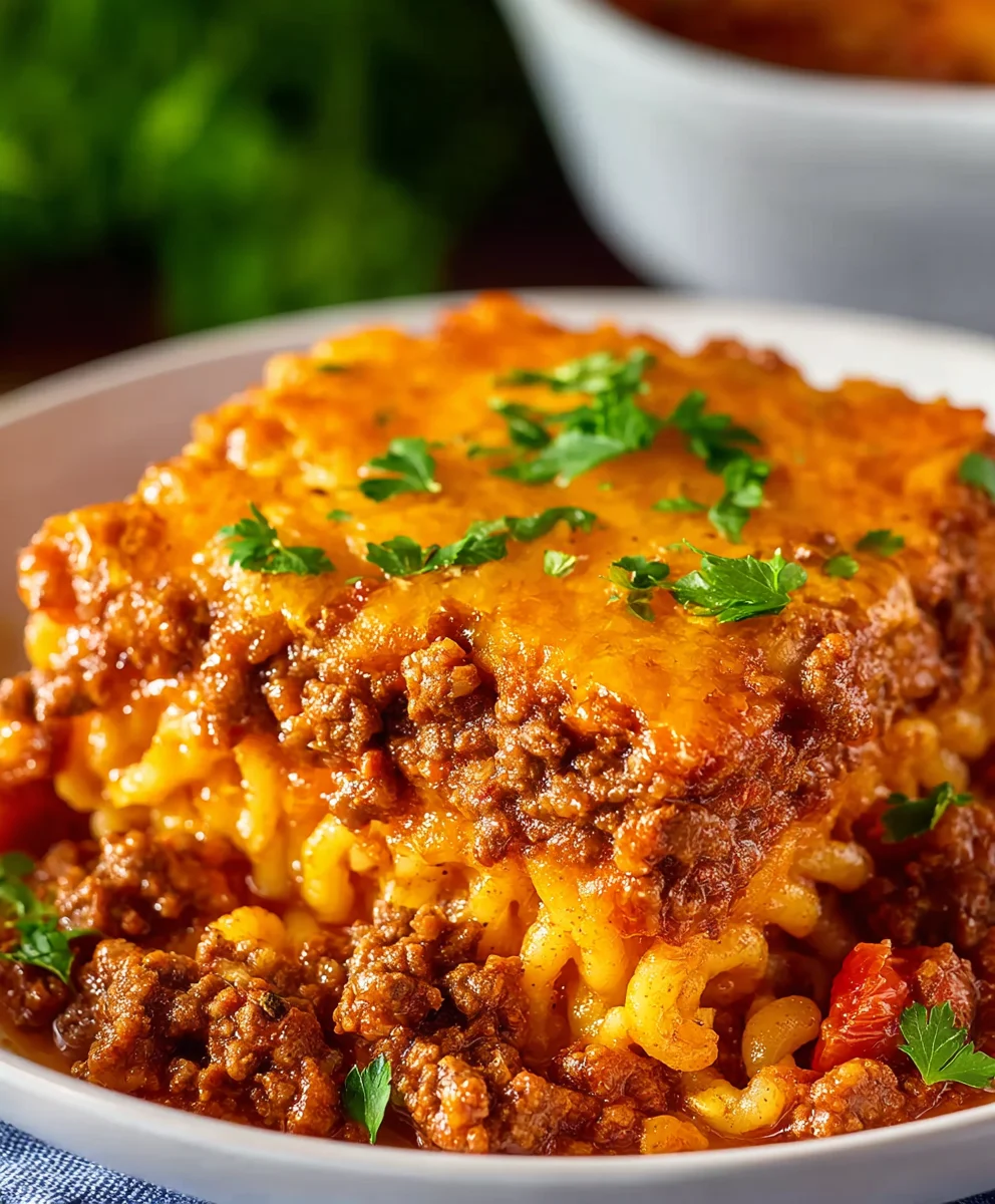 Easy Sloppy Joe Casserole - Family Favorite Dinner