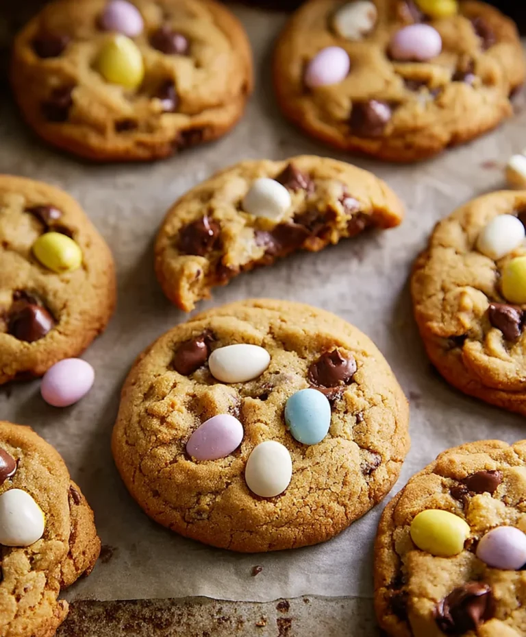 Thick Chocolate Chip Cookies Mini Egg Delight