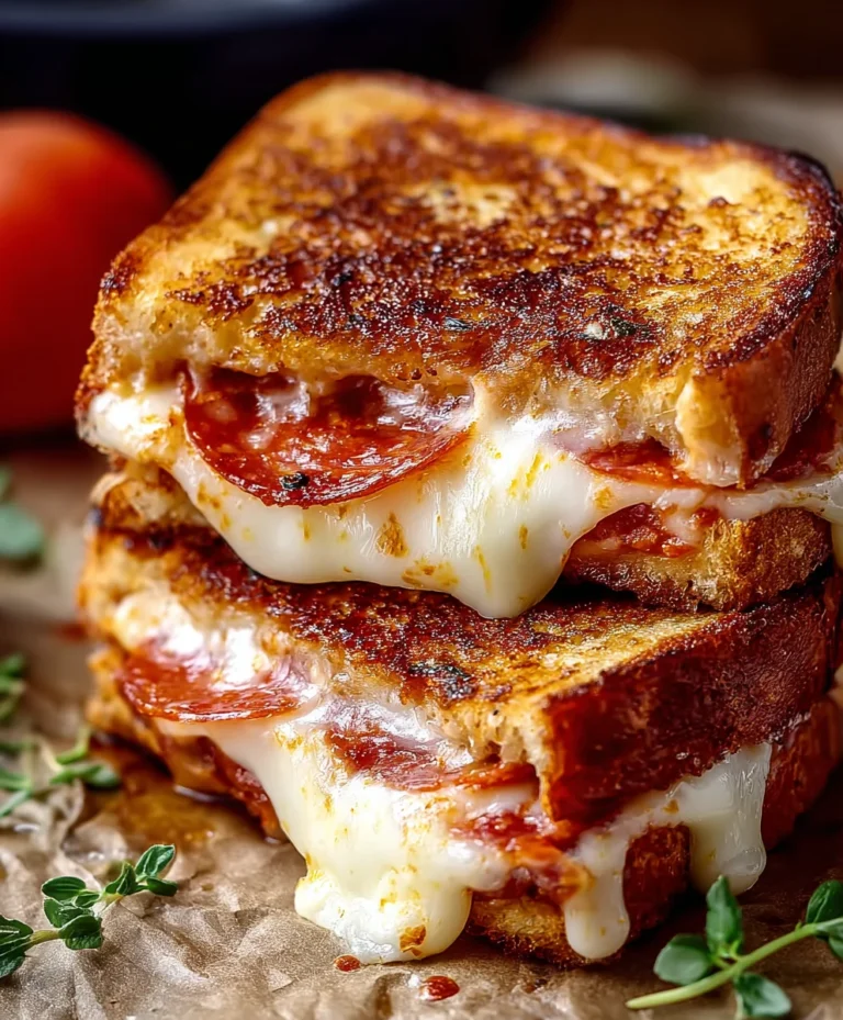 Beef Beef Pepperoni Pizza Grilled Cheese Recipe