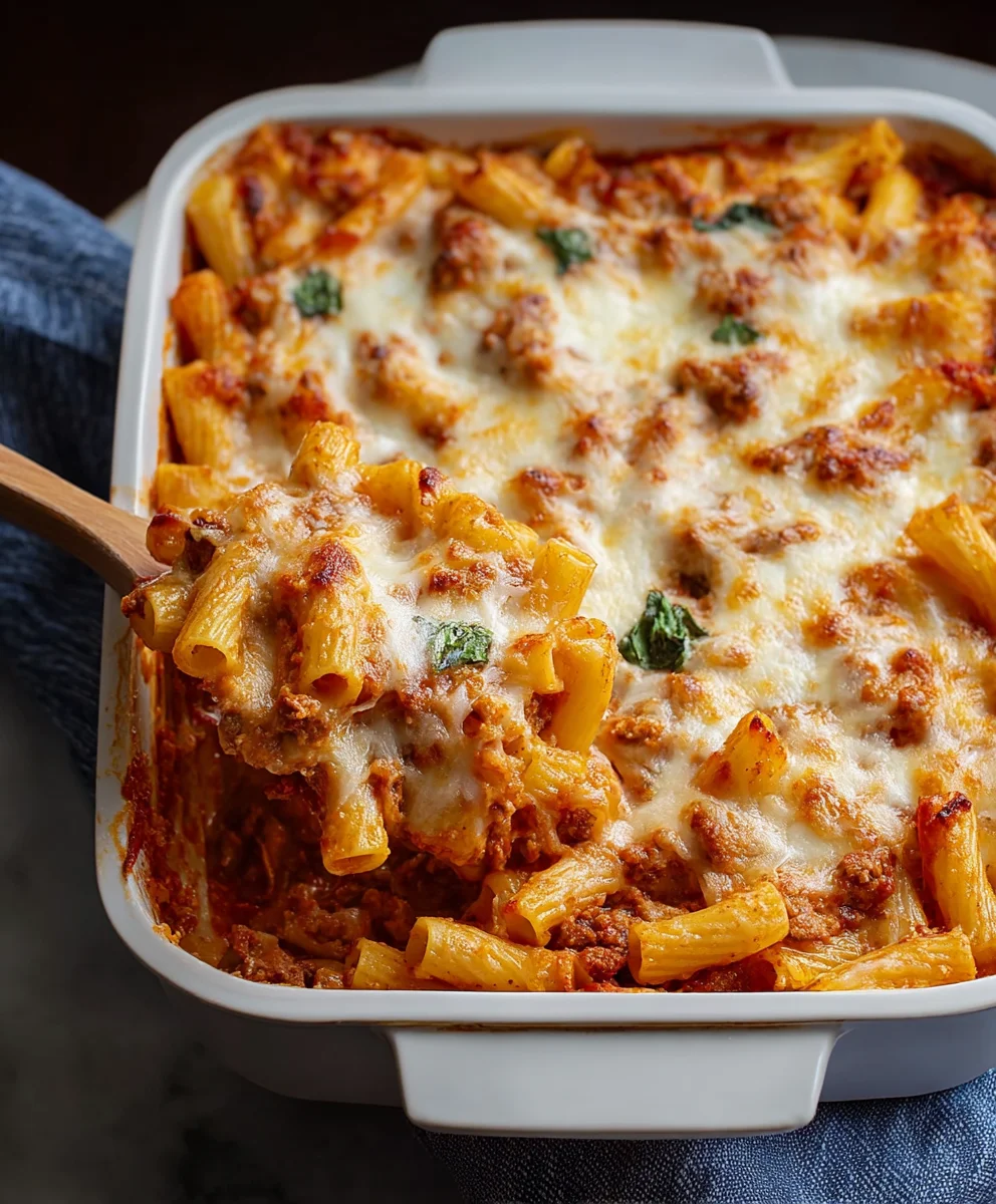 Three Cheese Baked Ziti - Ultimate Comfort Food