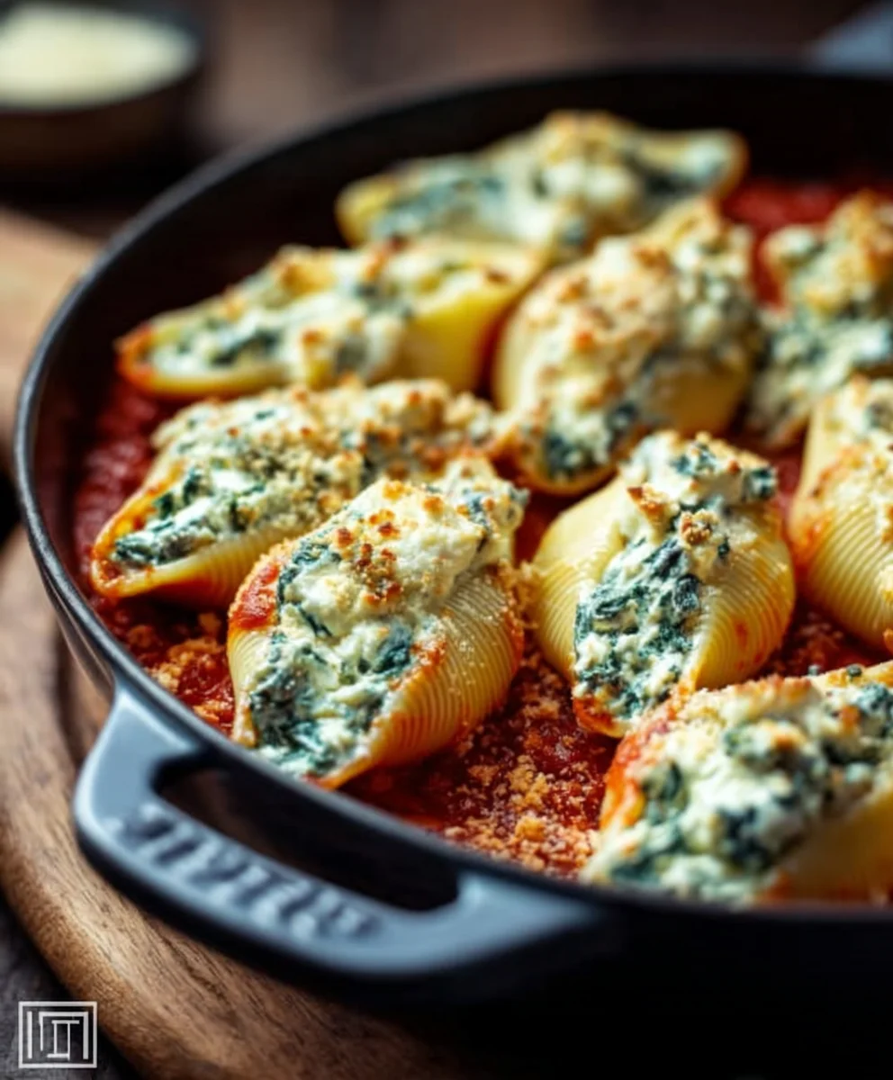 Spinach Ricotta Stuffed Shells Recipe