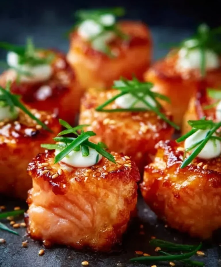Easy Bang Bang Salmon Bites-Quick Appetizer Recipe