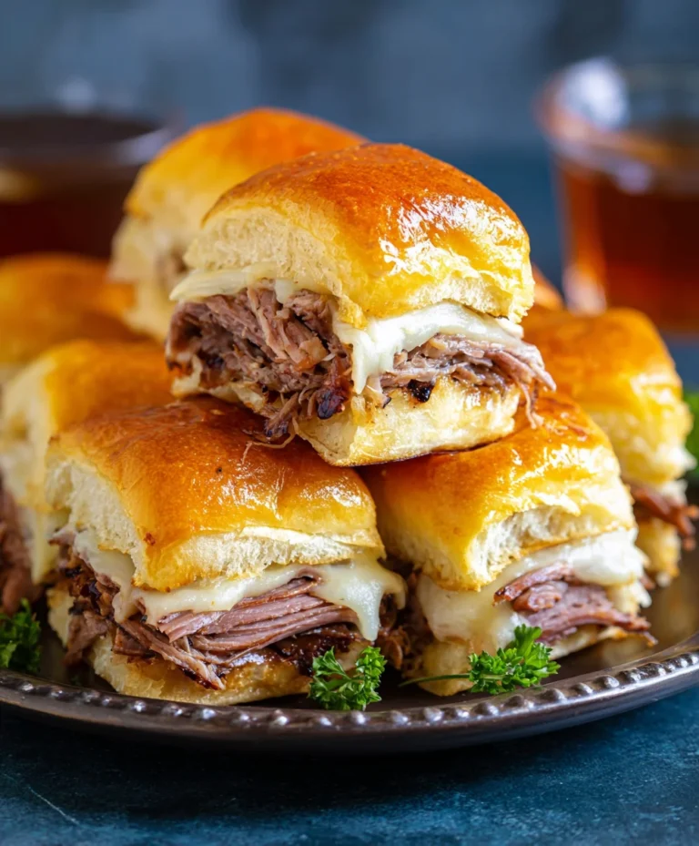 Easy French Dip Sliders – Flavorful Beef Sandwiches