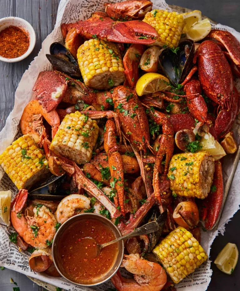 Spicy Garlic Butter Cajun Seafood Boil Recipe – Easy Homemade