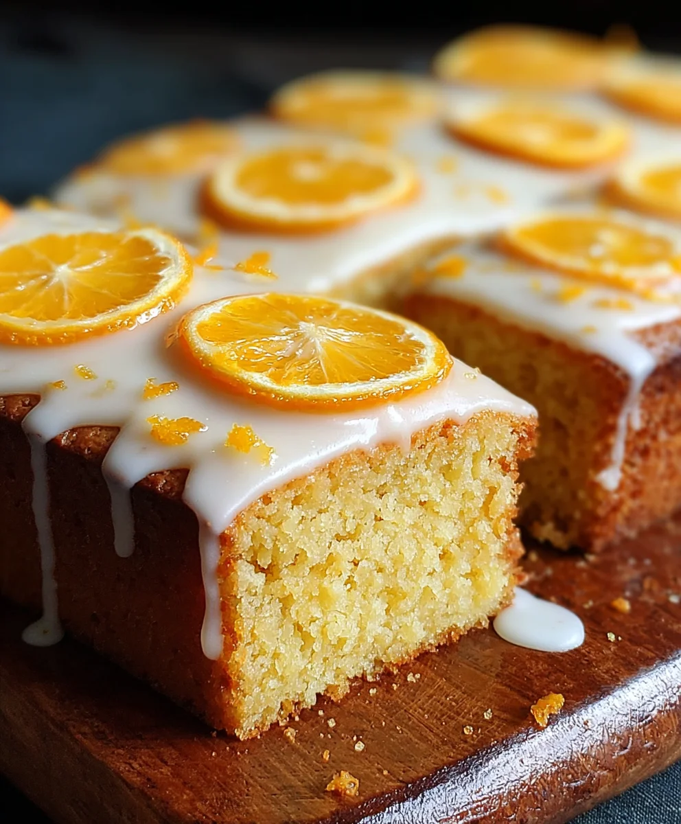 Easy Orange Drizzle Traybake Cake Recipe