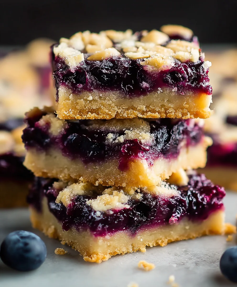 Blueberry Pie Cookie Bars - Easy Sweet Treat