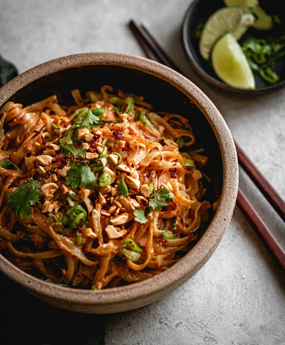 Spicy Peanut Butter Noodles - Easy & Delicious Recipe