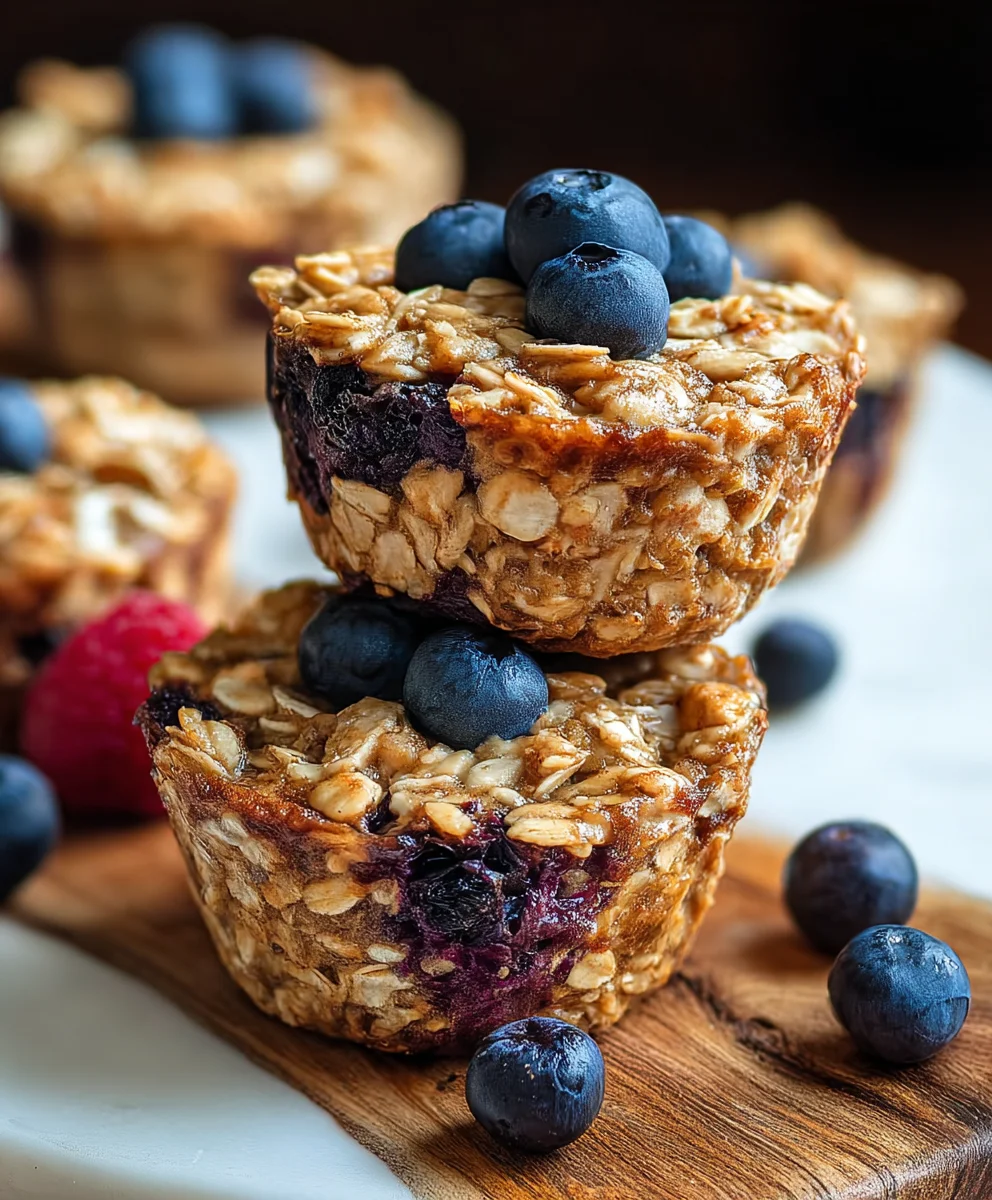 Easy Baked Oatmeal Breakfast Cups - Healthy Start