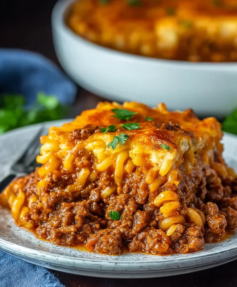 Easy Sloppy Joe Casserole – Family Favorite Dinner