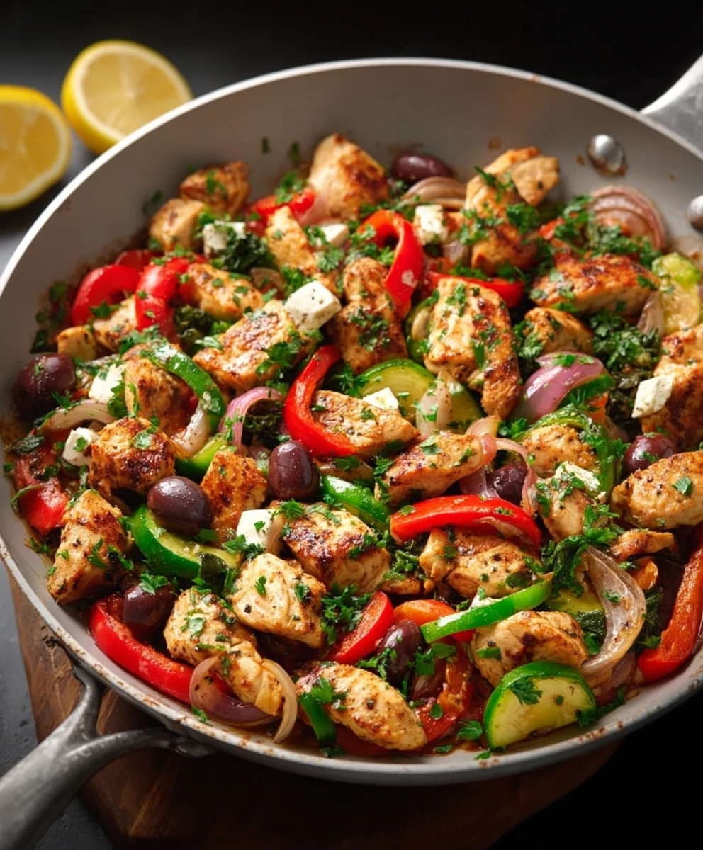 Easy Mediterranean Chicken Stir Fry Recipe