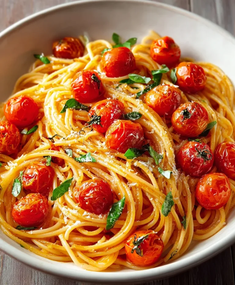 Easy Cherry Tomato Pasta Recipe