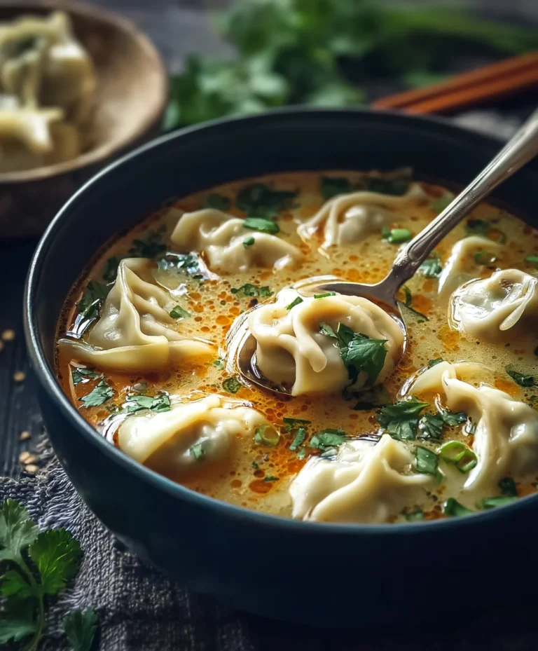 Comforting Beef Potsticker Soup – Cozy Night In