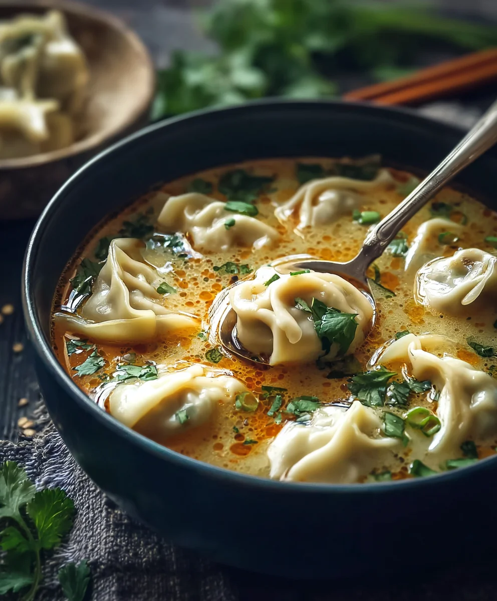 Comforting Beef Potsticker Soup - Cozy Night In