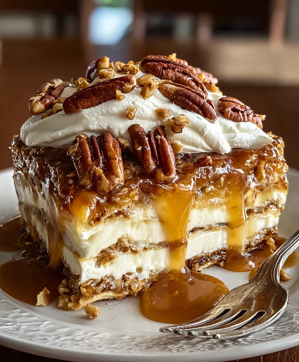 Pecan Pie Lasagna Dessert Recipe Delightful