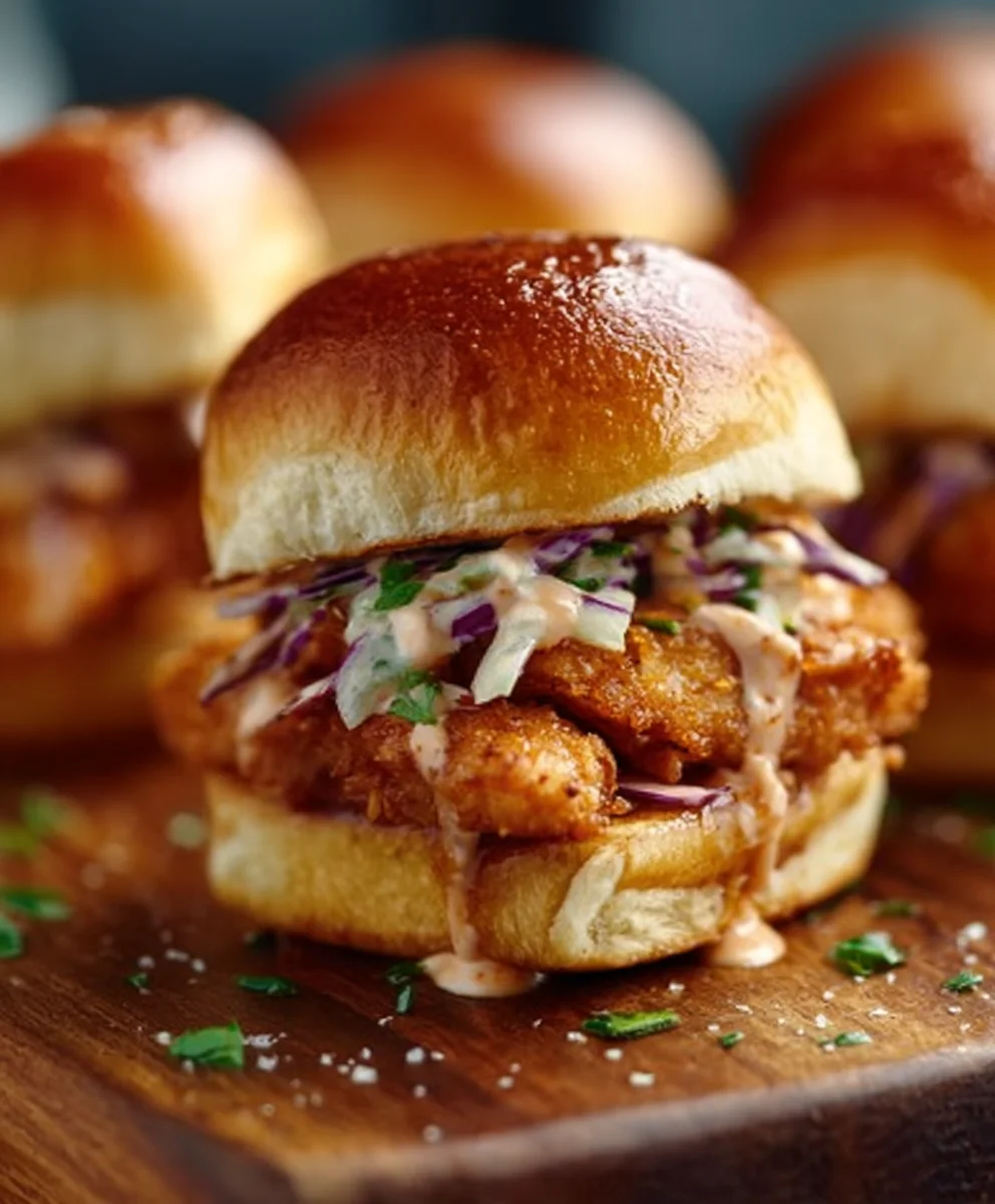 Easy Bang Bang Chicken Sliders - Quick & Delicious