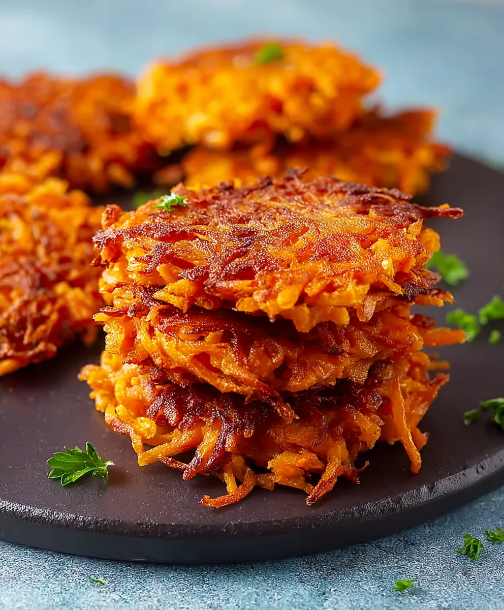 Savory Sweet Potato Hash Browns - Easy Healthy Breakfast