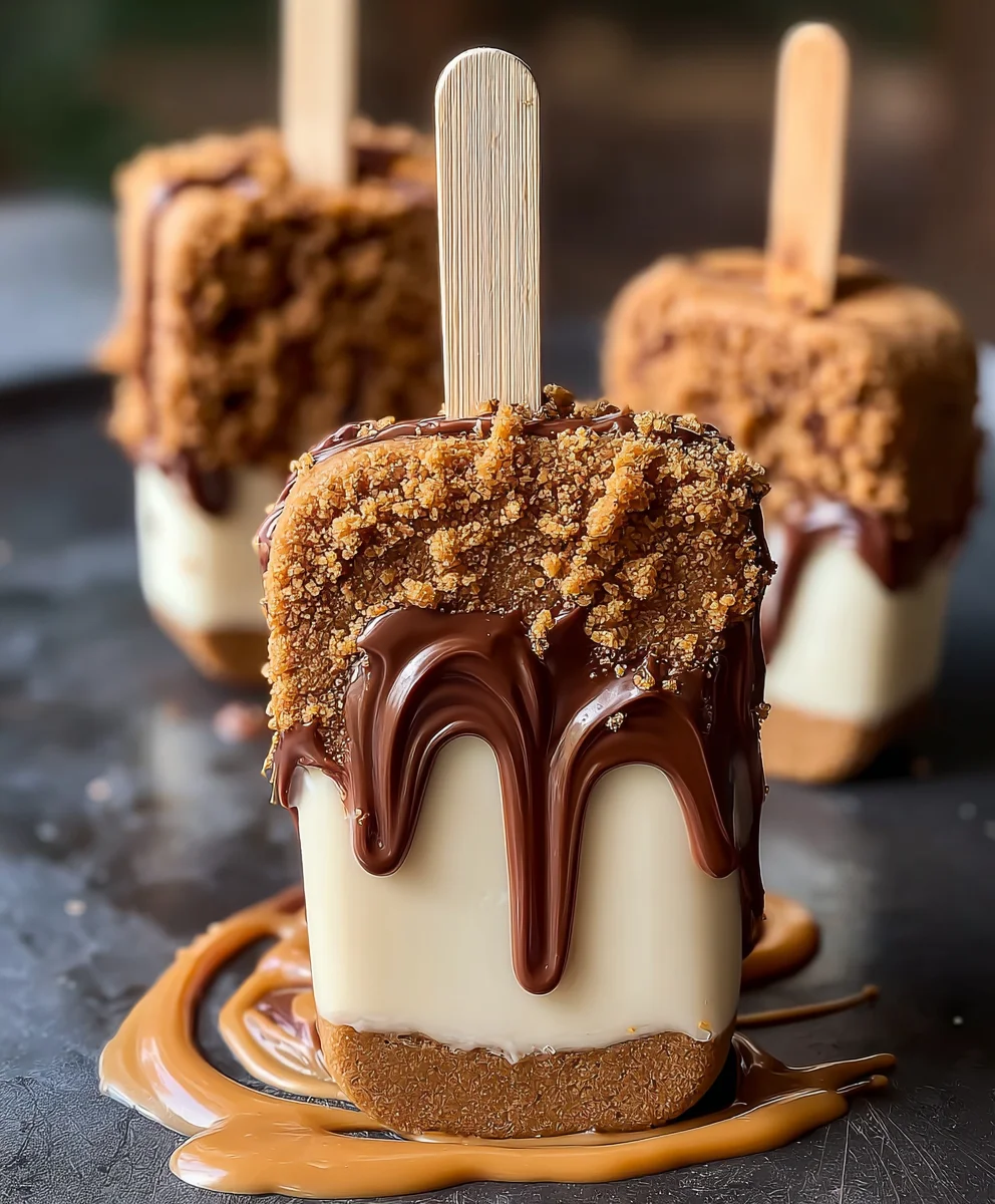 Biscoff Cookie Butter Cheesecake Pops Recipe