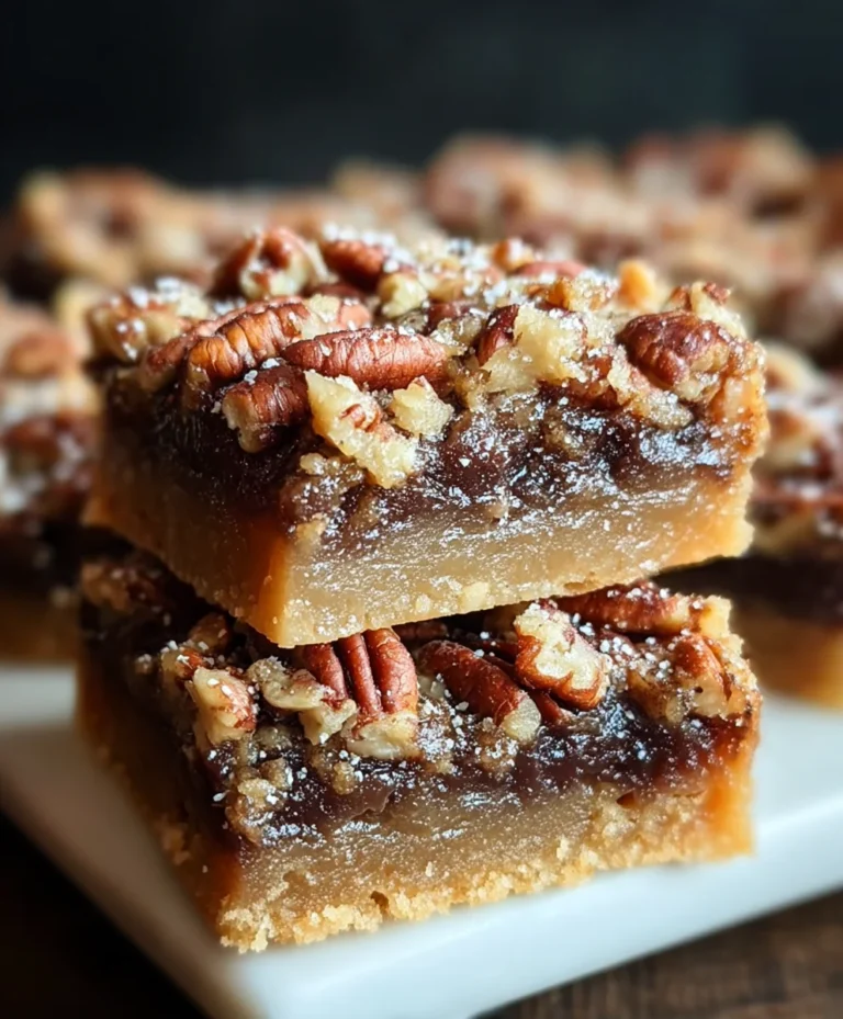 German Chocolate Pecan Pie Bars – Deliciously Easy Recipe