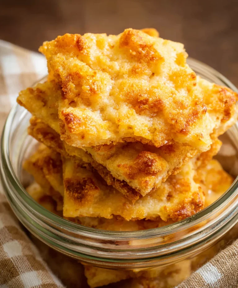 Sourdough Cheddar Crackers – Easy Homemade Crispy Bites