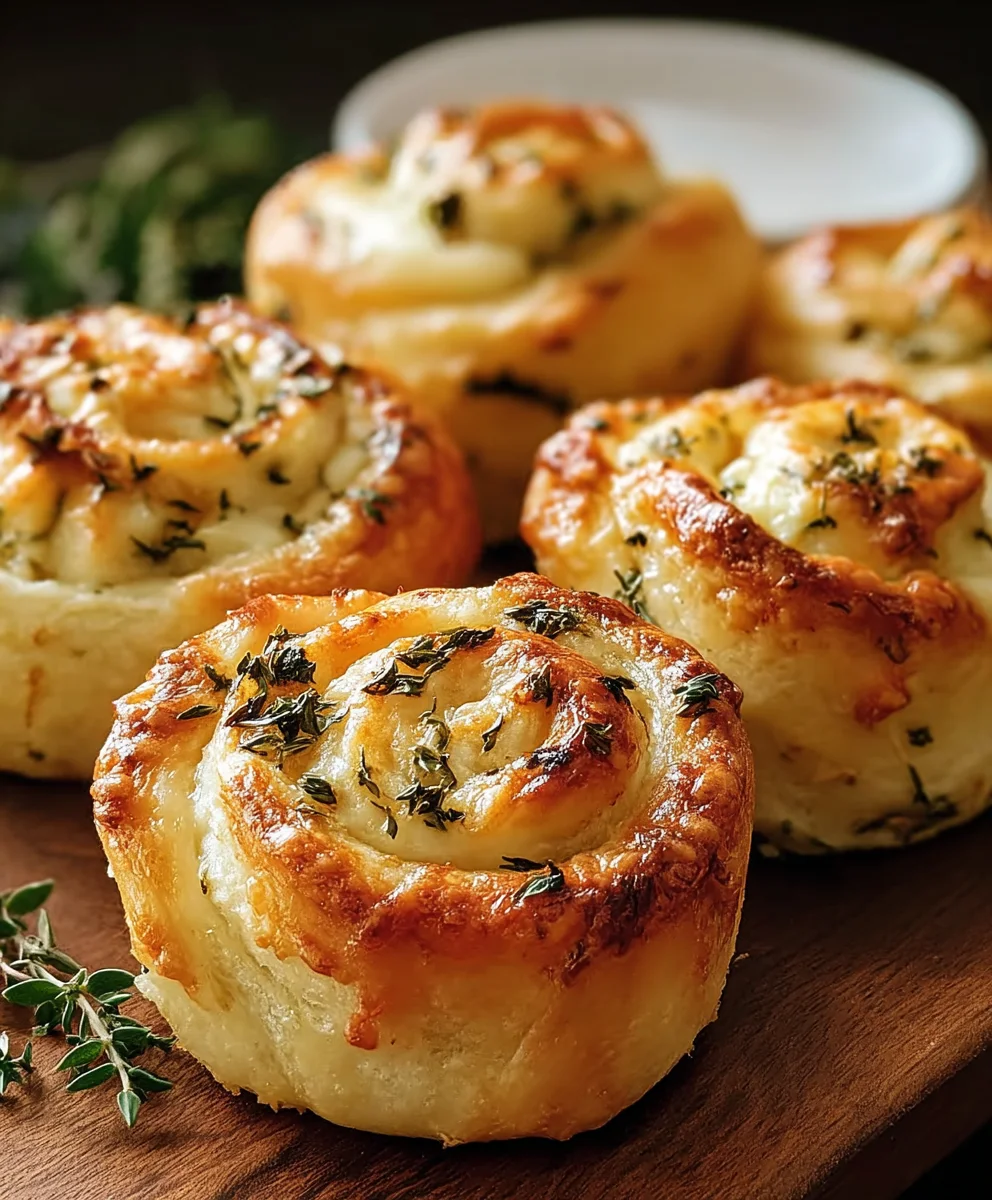 Sourdough Herb Cheese Rolls - Flavorful & Easy Baking