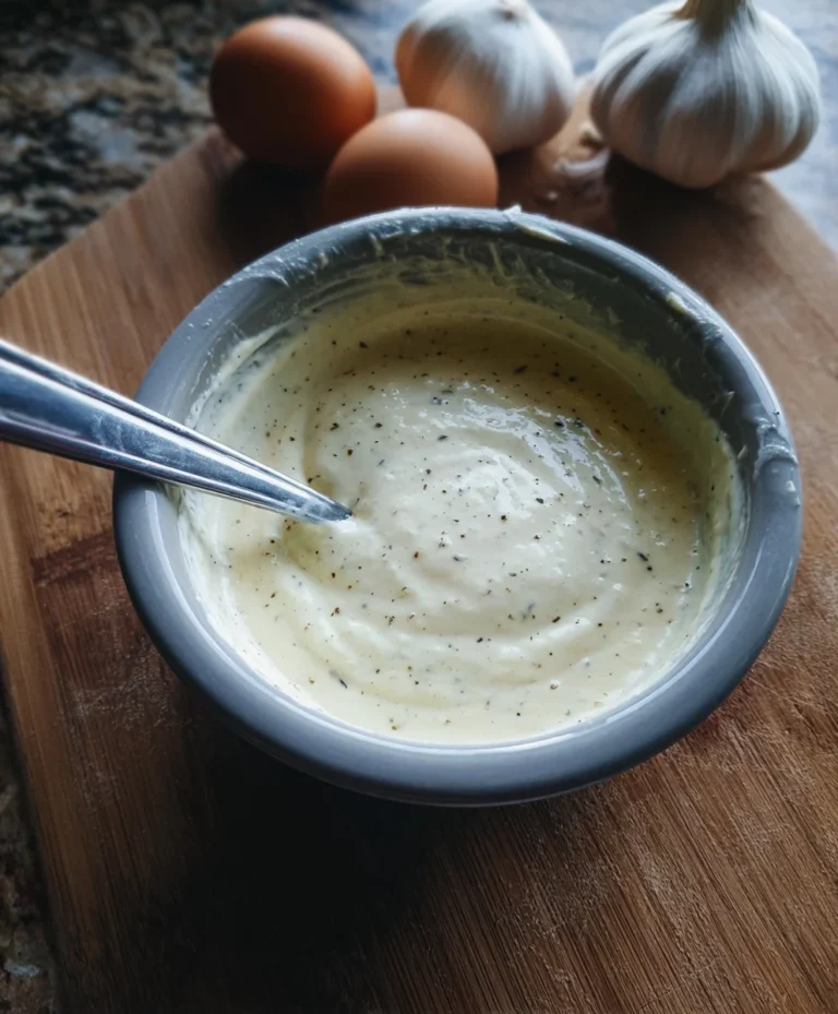 Easy Garlic Aioli Sauce Recipe- Delicious & Creamy