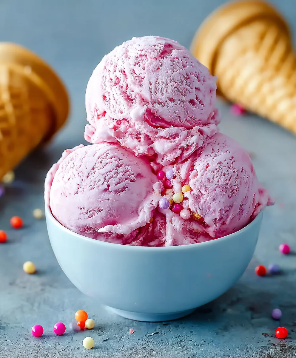 Sweet Bubblegum Ice Cream Recipe-Homemade Delight