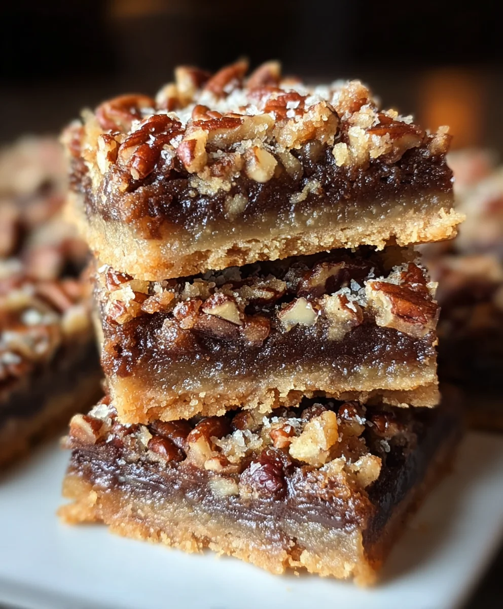 German Chocolate Pecan Pie Bars - Deliciously Easy Recipe