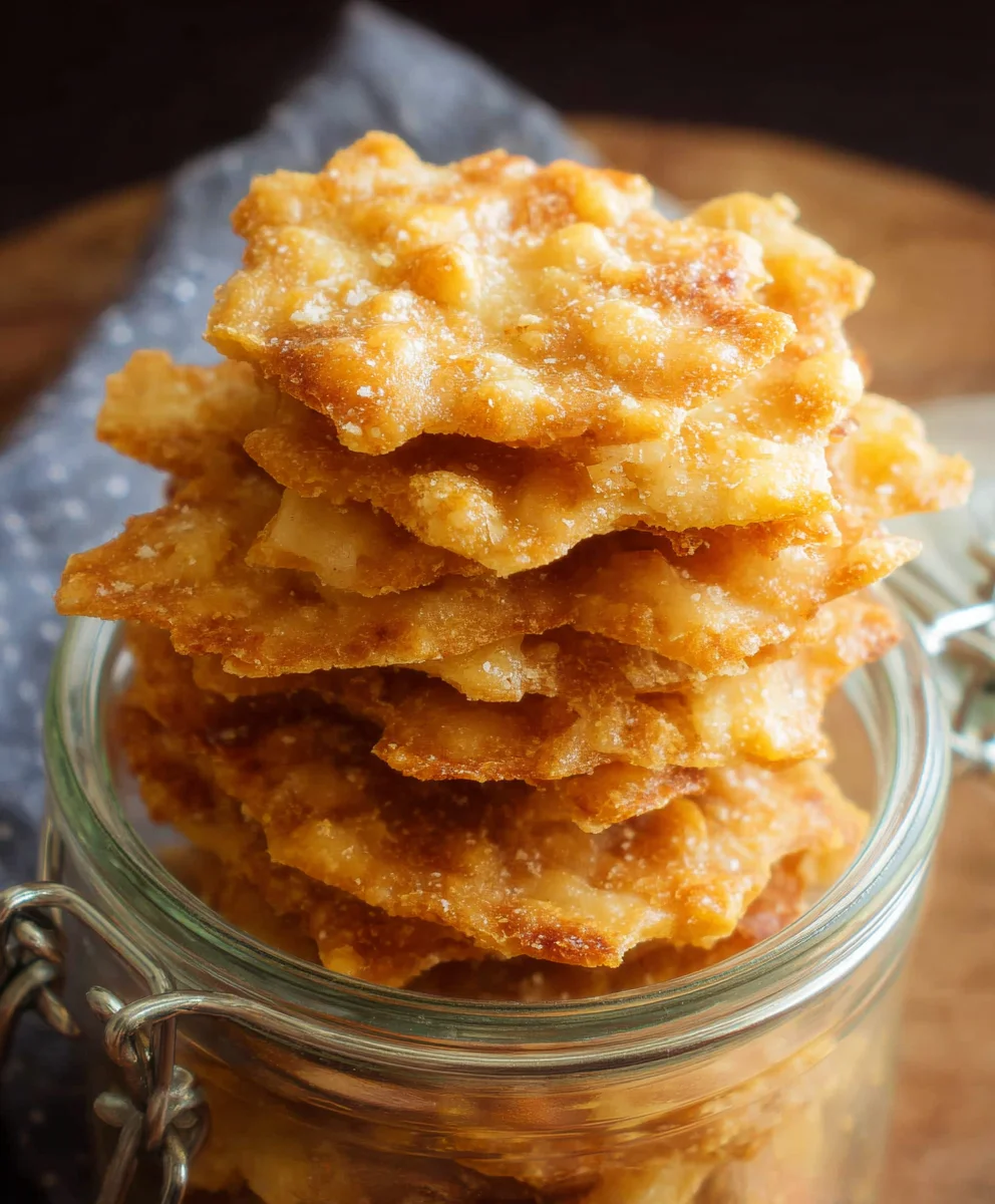 Sourdough Cheddar Crackers - Easy Homemade Crispy Bites