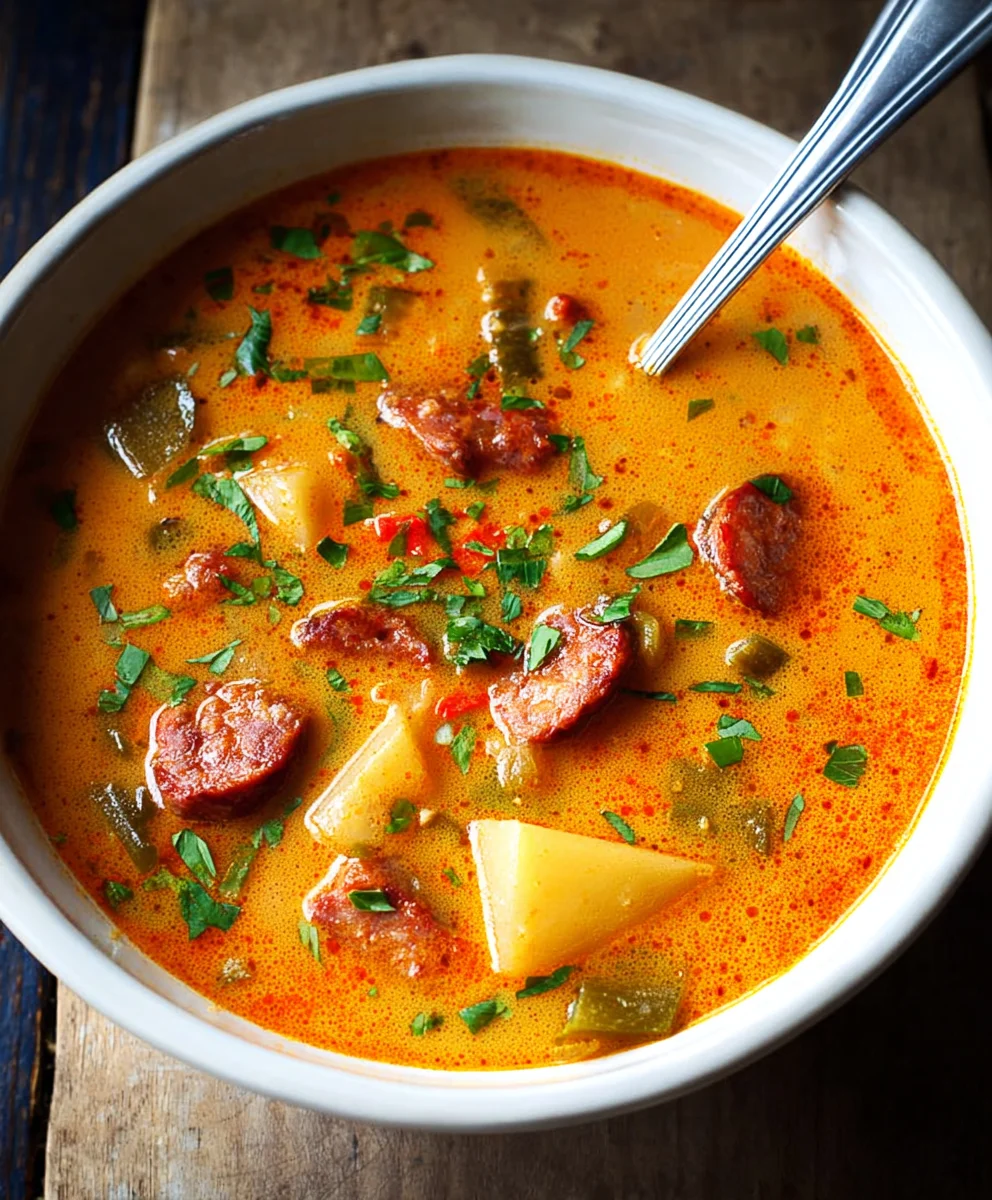Spanish Potato Beef Beef Chorizo Soup Recipe