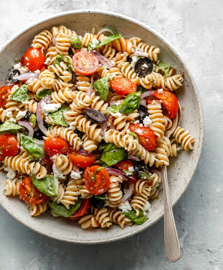 High Protein Italian Pasta Salad-Healthy & Delicious