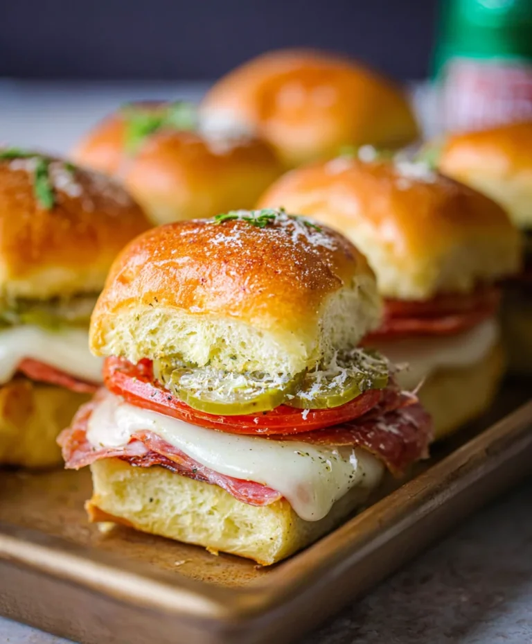 Easy Hot Italian Beef Sub Sliders – Quick Appetizer