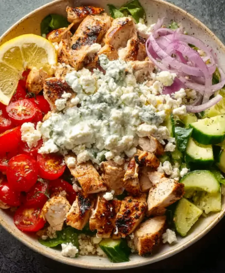 Greek Chicken Bowls- Easy & Flavorful Meal