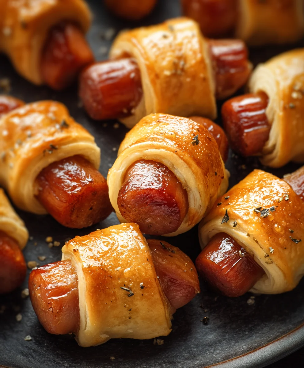 Sweet Glazed Beef in a Blanket Appetizer
