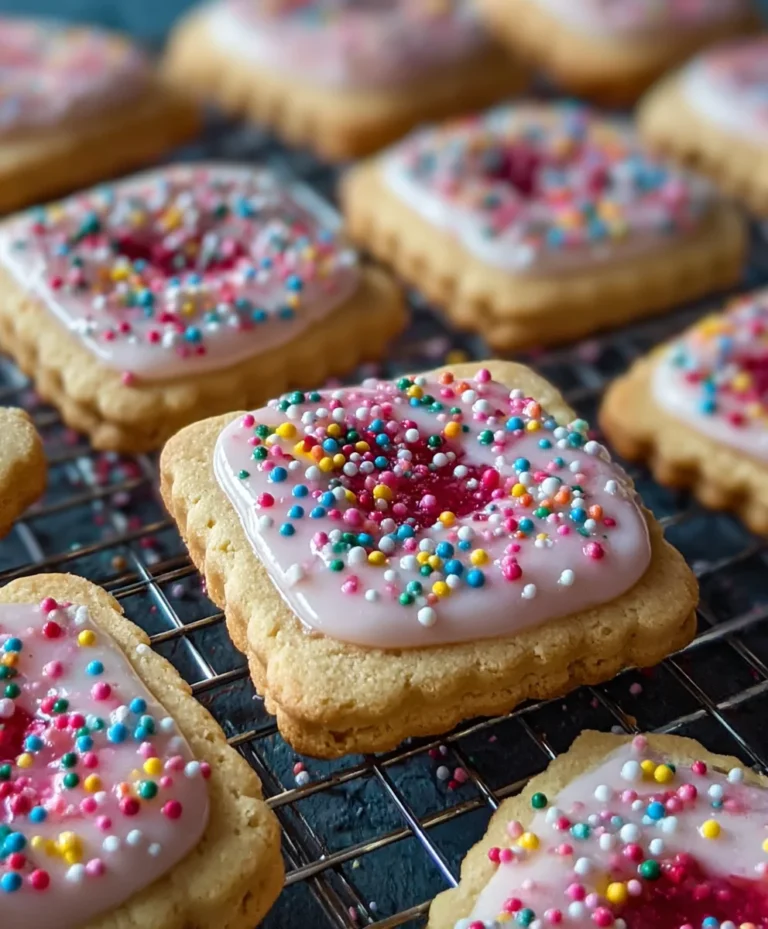 Frosted Pop-Tart Cookies-Easy Dessert Recipe