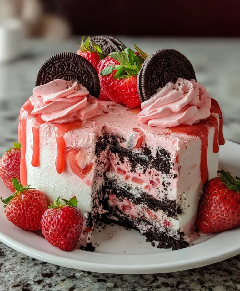 Strawberry Oreo Cake Recipe- Delicious Dessert