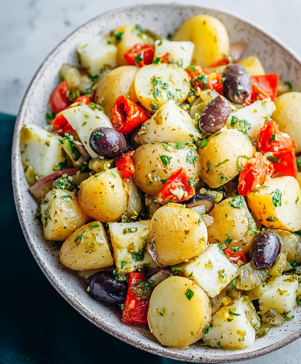 Italian Potato Salad- Delicious & Easy Recipe