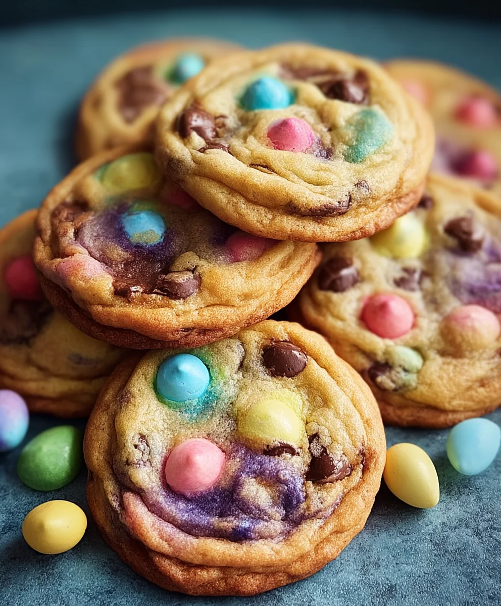 Easter Chocolate Chip Cookies-Perfect Festive Treat