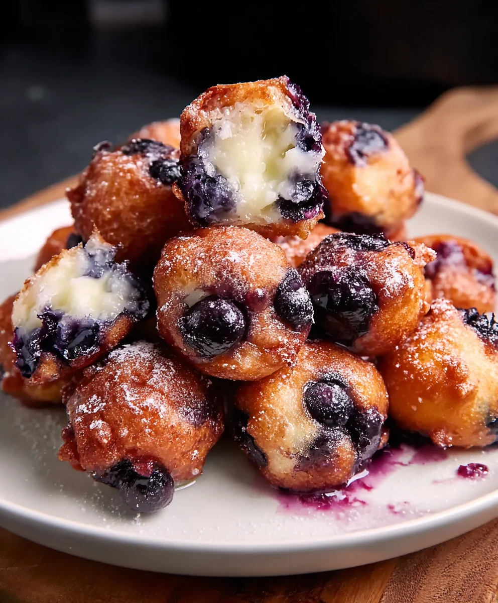 Easy Mini Blueberry Fritters - Quick & Delicious Recipe
