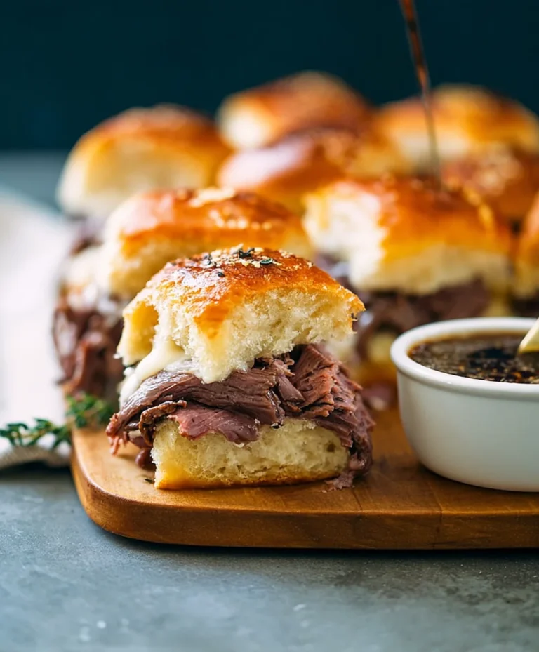 Easy French Dip Sliders – Delicious Beef Au Jus Recipe