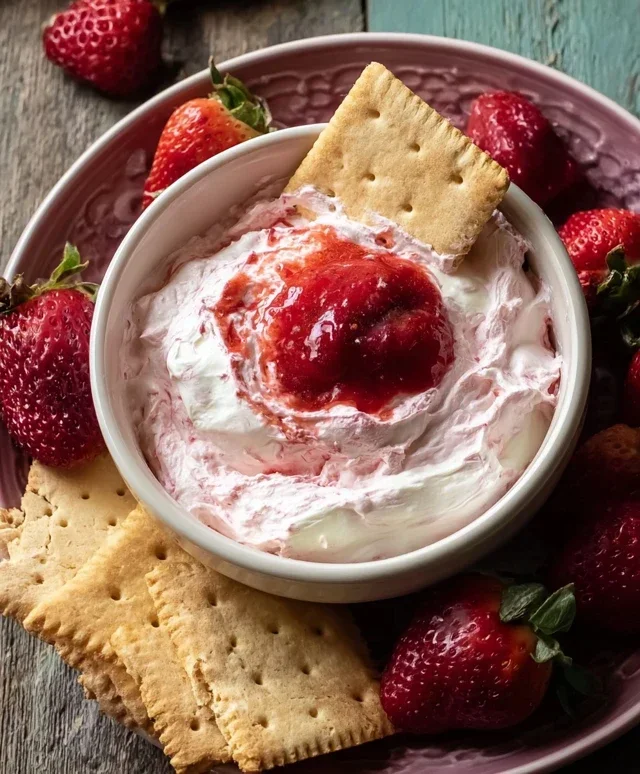 Strawberry Cheesecake Dip