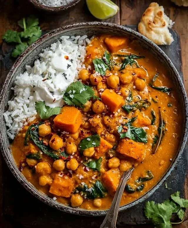 Sweet Potato and Chickpea Curry