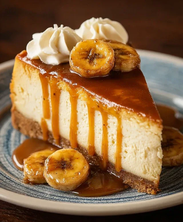 Bananas Foster Cheesecake