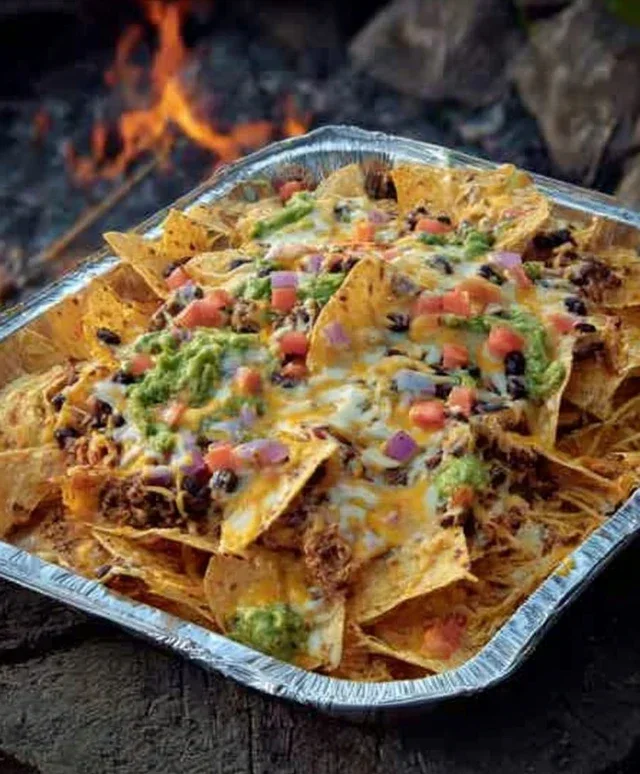 Campfire Grilled Nachos