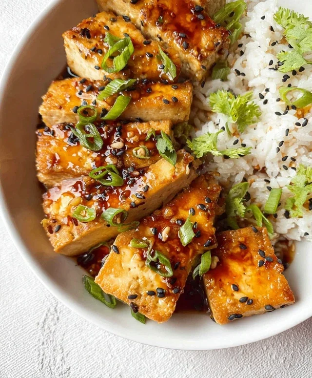 Honey Garlic Tofu