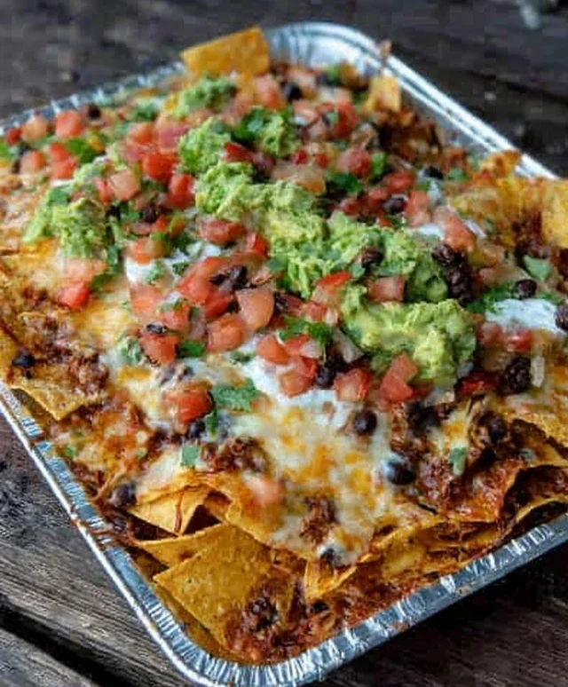 Campfire Grilled Nachos