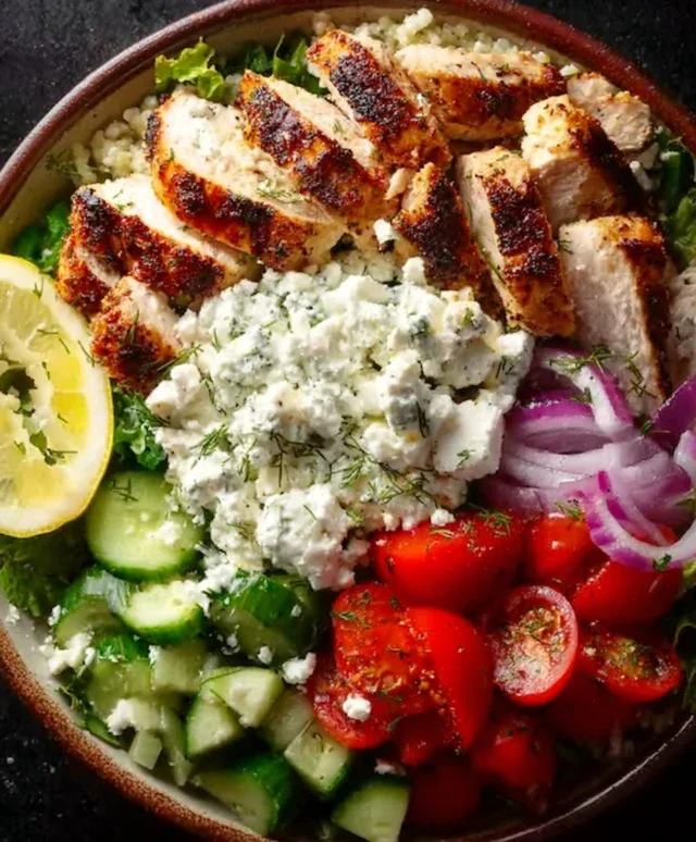 Greek Chicken Bowls