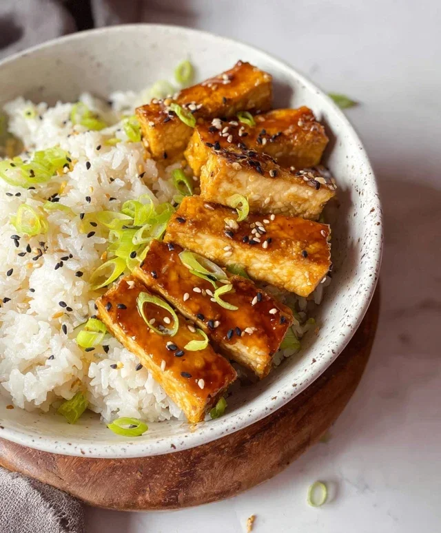 Honey Garlic Tofu