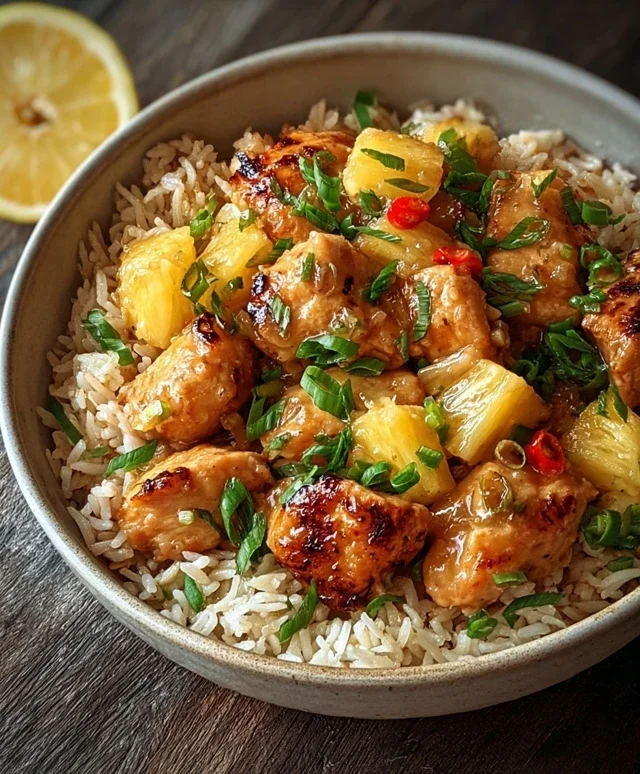 Pineapple Chicken and Rice