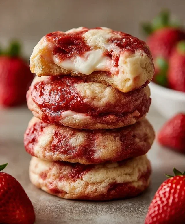 Strawberry Cheesecake Cookie